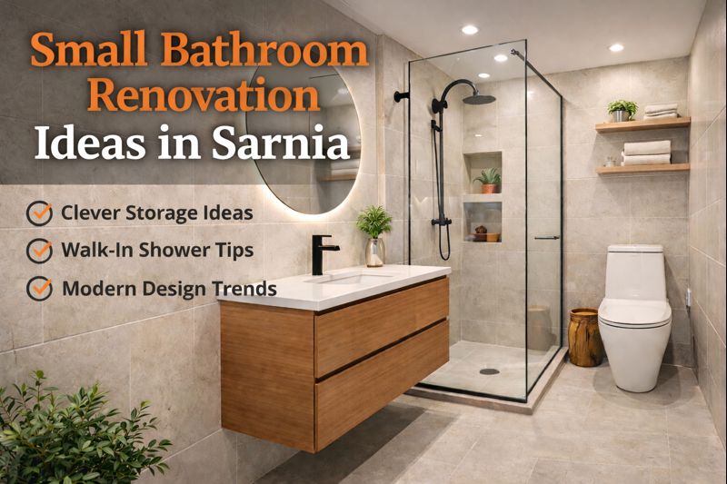 Small bathroom, renovation, ideas, Sarnia